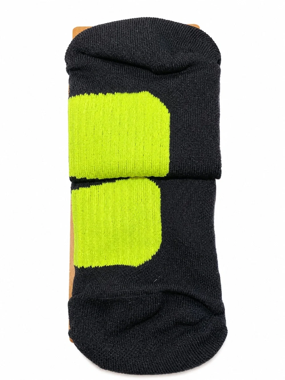 Nike Midweight Dri-FIT No-Show Socks - Black & Neon Green